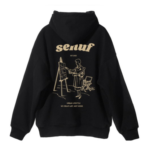 hoodie art black